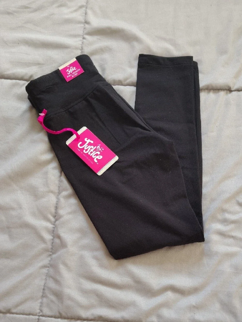 Justice Black Girls' Active Leggings